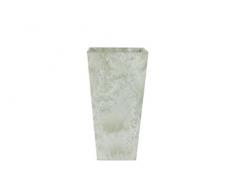 Fioriera Artstone, Planter Ella, resistente al gelo e leggera, eucalipto, 26x26x49 cm, 135662