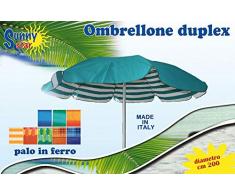 Nuovo Ombrellificio Romano STC0472 Ombrellone Duplex con Sacca, Verde
