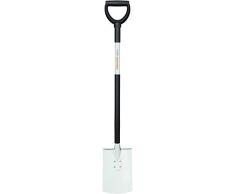 Fiskars Vanga per terreni morbidi e friabili, Quadra, Lunghezza: 105 cm, Lama in acciaio di qualità/Manico in alluminio, Nero/Bianco, Light, 1019601