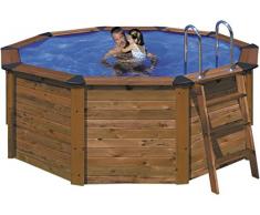 Gre KITNP352A - Piscina Legno Tonda Dim: Ø EST 390 h 120 - Ø INT 350 h 120