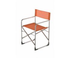 fiam 005TX AR Poltrona Direttore Alluminio Orange Garden Scena 51 x 51 x 83 cm