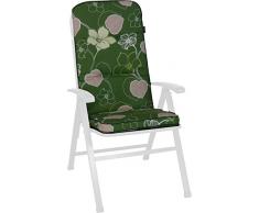 Angerer Sedia Cuscino Sedia a Sdraio, Esclusivo Design Meran, Verde, 120 x 50 x 7 cm, 1024/094