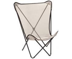 Lafuma Pop UP Sedia Pieghevole Maxi, Seigle Beige, 60x78x99 cm
