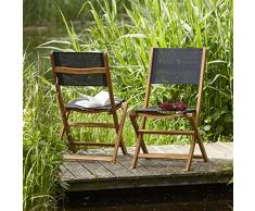 Bois Dessus Bois Dessous Legno sopra Legno sotto 4003B Sedia da Giardino, Naturale