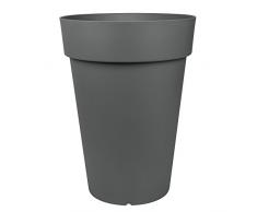 Fioriera Emsa per balcone, forma a colonna, Ø 50 cm, granito, City Classic, 517559