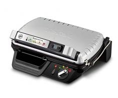 Tefal SuperGrill XL GC461B Grill da Tavolo Elettrico, Metallico, Barbecue e Bistecchiera, 2400 W, Nero
