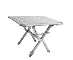 Homecall Tavolo pieghevole da campeggio in alluminio con borsa da trasporto