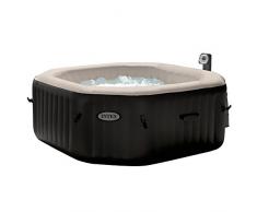 Intex 28454 PureSpa Bubble e Jet Massage Set Ottagonale con Pompa, Riscaldatore, Sistema Purificazione Acqua, 201 x 71 cm