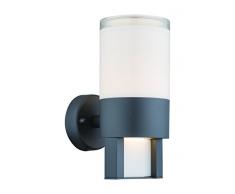 Globo 34011 - Lampada da esterni a LED in alluminio pressofuso, 12,20 Watt, colore: Grigio