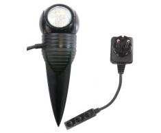 Isotronic 38700 - Faretto Universale da Giardino con LED, Colore Bianco