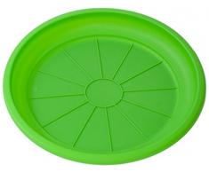 Hobby&Style 15774.0 Sottovaso per Vaso Rattan, Verde, 30x30x4.5 cm