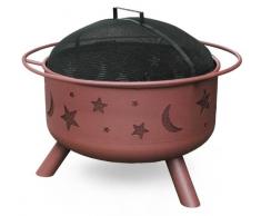 Landmann 28335 - Braciere Big Sky con lune e stelle