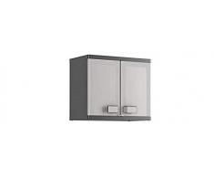 Keter 9743100 Logico Pensile con 1 Ripiano, 65 X 39 X 56.5 H, Grigio, 65x39x56.5 cm