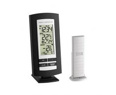 TFA Dostmann 30.3037.01 TFA Basic Termometro Radio Controllato, Nero