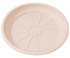 Hobby&Style 16772.0 Sottovaso per Vaso Rattan, Tortora, 24x24x3 cm