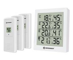BRESSER Stazione Meteorologica, Bianco, 10.5 X 2.6 X 12 Cm