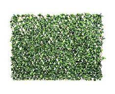 GreenBrokers 1mx2m Wall Fence Hedge Expanding Green Leaf Trellis Artificiale 1 m x 2 m Recinzione da Parete espandibile Foglia Verde Traliccio Naturale di Alta qualità, Giardino