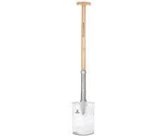 Idealspaten ecco Flensburger Finemente lucidato Vanga con Cenere Tree-t-Handle, Argento, 85 x 28 cm