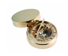 Nauticalia - Meridiana Tascabile in Ottone, 7 cm, 7 cm