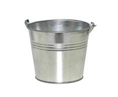 Siena Garden 394902 - Secchio con occhielli, 1,5 l, zincato