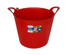 Stewart - Vaso da Fiori Flessibile, 26 Litri, Colore: Rosso