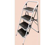 Homelux 411756 - Sgabello Pieghevole in Acciaio a 4 gradini