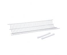 Sauvic 92190-Scolapiatti Armadio 65 cm, plastificato Bianco