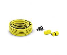 Karcher Irrigazione - Set collegamento idrico (tubo 10mt-1/2; 2 raccordo portagomma da œ-5/8; 1 adattatore rubinetto)