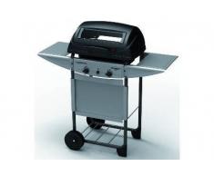 Campingaz Expert Plus Barbecue Gas con Pietre Laviche, Grill Barbecue Compatto a Gas con 2 bruciatoreiatore, Potenza 7 kW, Cavo in Acciaio Cromato, 2 Ripiani Laterali