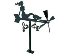 Arthifor - Vanga da Giardino con Silhouette a Sirena, Nero Opaco