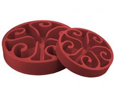 Holland Ciotola Rallenta pasti Eat Slow Live Longer Small-Rossa, Rosso, 30x25x15 cm