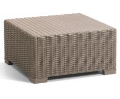 Keter California Tavolo in Resina, Cappuccino, Capuccino