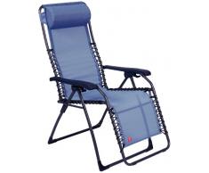 fiam 129TX ANBL Sdraio da Giardino Blue Steel 66.5 x 155 x 82 cm