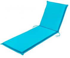 Traumnacht Comfort, Cuscino per Sedia a Sdraio, Outdoor, Aqua, 190 x 58 x 6cm