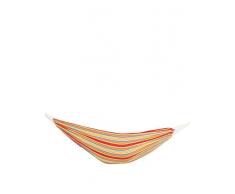 Design Twist Brasile Amaca, Cotone, Righe Multicolore, 200x150x2 cm