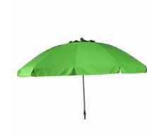 Siena Garden 989642 Ombrellone Tropico Ø200cm Acciaio sotto-Pavimento Bretelle Antracite 8 in Acciaio, Poliestere 180 g/m² Calce UPF 50