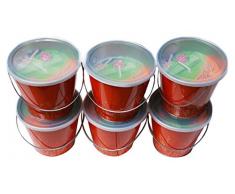 Il Buzz stv430 m Candela Secchio, Grandi, Citronella, Multicolore, 13 x 13 x 12,5 cm