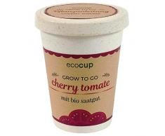 Feel Green Ecocup, Cherry Pomodori, Certificato Biologico, Idea Regalo sostenibile (100% Eco Friendly), Grow Your Own, Set di Coltivazione di Piante in Tazza di caffè, Made in Austria