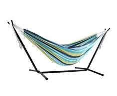 Vivere UHSDO8-29 Amaca con Supporto Brasilian, Cayo Reef, 249x109x104 cm