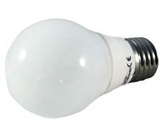 Homelux 710010 - Lampadina sferica LED, 3 W/E27, 225 lm, luce calda