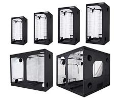 TRAFIKA Armadio Coltura Interna 240x120x200cm / Grow Tent/Grow Box/Armadio Indoor Coltura/Armadio Grow Idroponico/Mylar Premium 97% Riflettività