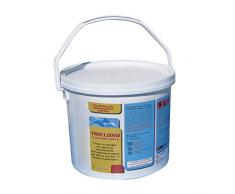 New Plast 2948 - Tricloro in Pastiglie da 200 g Polifunzionale per Acqua Piscina, Fustino 10 kg