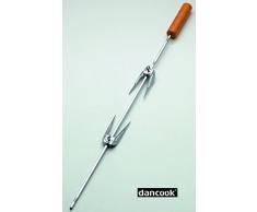 Spiedo per Barbecue Dancook - (prodotto num. 130 106), Adatto per Box Grill, Larghezza 62 cm, Acciaio Inox