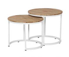 Siena Garden Baros Tavolino Basso, Marrone