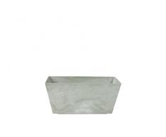 Scatola balcone Artstone, fioriera Ella, resistente al gelo e leggera, eucalipto, 37x17x17 cm, 135665