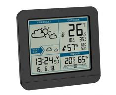 TFA Dostmann Sky Stazione meteorologica Radio, Nero, (L) 123 x (B) 52 x (H) 117 mm