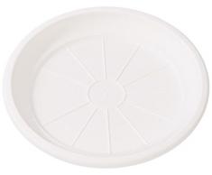 Hobby&Style 5773.0 Sottovaso per Vaso Rattan, Bianco, 26x26x4 cm