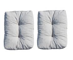 Ambiente Casa Set di 2 Salotto Cuscino Circa cm 70x40x13 Sostituzione Schienale Edizione Super-Confortevoli