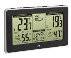 TFA Dostmann 35.1151.01 - Stazione meteorologica Mondo, 214 x 27 x 140 mm, Colore: Nero