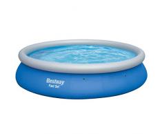 Bestway 57388 | Fast Set - Piscina Gonfiabile Fuori Terra Autoportante, Solo Struttura, 457X84 cm